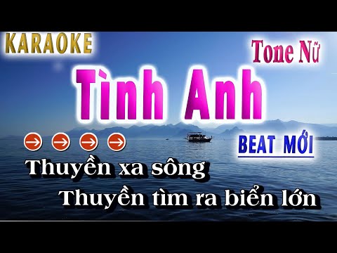 Karaoke Tình Anh Tone Nữ Beat Mới | Song Nhien Karaoke