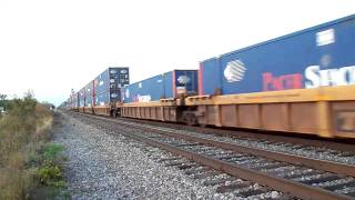 preview picture of video 'Union Pacific Intermodal Papineau, IL'