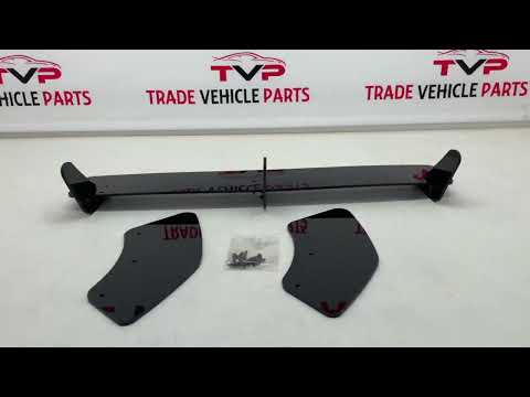 Fits VW Golf GTI MK7 2013-2016 Rear Diffuser With Side Splitters Gloss Black video