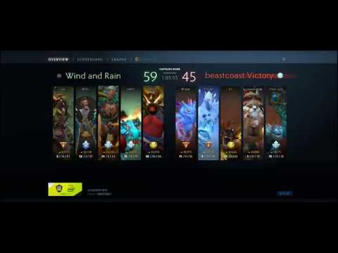 Wind and Rain vs Beastcoast Game 1 - Lower-Bracket Preliminary - ESL One Hamburg 2019 ( INSANE )