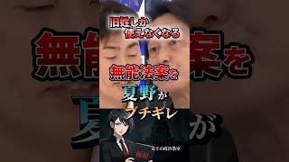 旧姓しか使えなくなる無能法案を夏野がブチギレ #政治 #日本 #法律