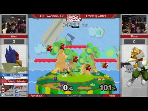CFL Smackdown 122 Melee - Kaike (Falco) vs Pengie (Fox) - Losers Quarters