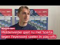 Burger over play-offs voor Sparta: 'Door ons hechte team is er nu extra euforie'