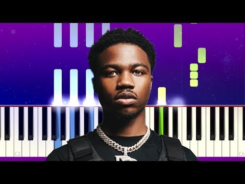 Ballin' (Mustard song) - Roddy Ricch - DJ Mustard piano tutorial