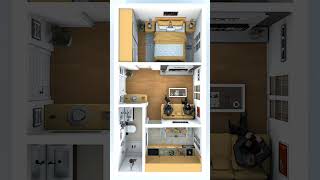 Interior Plan (24m²) #interior #decor #home #architecture #design #art #shorts #viral #short