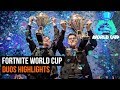 Fortnite World Cup - Duos highlights