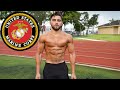 Natural Bodybuilder Tries The US Marine Fitness Test Without Practice