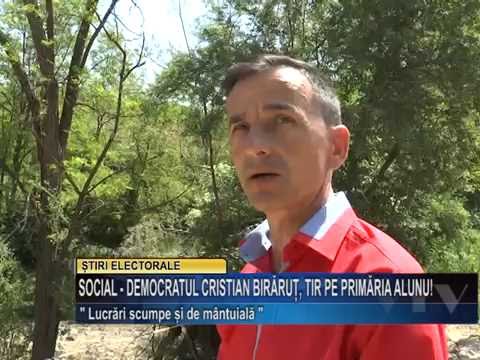 Social-democratul Cristian Birarut, tir pe Primaria Alunu!