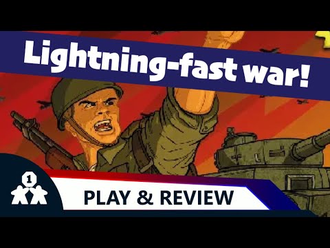 Lightning-fast war! | Blitzkrieg! solo play and review | One Stop Co-Op Shop
