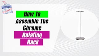 Step-by-Step Guide: Assembling the Chrome Rotating Belt, Tie, Scarf Display