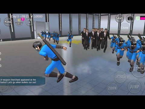 HOW TO PLAY NINJA TAIGA YUKI AND RINA TAMAKI DEFEAT CORRUPT TAX BOSS | SAKURA SCHOOL SIMULATOR