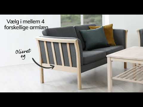 Sofa 3 Pers. m. Tremmegavle