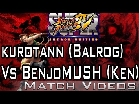 kurotann (Balrog) Vs BenjoMUSH (Ken) SSF4 AE 2012 Match Video 1080p HD Super Street Fighter 4
