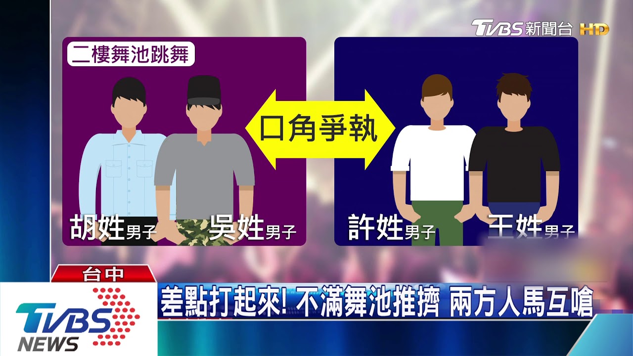 舞池互相推擠！ 台中夜店爆衝突 警帶回7人