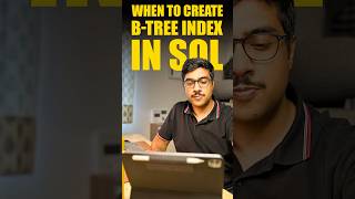 Stop Wasting Indexes: The #1 Rule for B-Tree in SQL  #coding