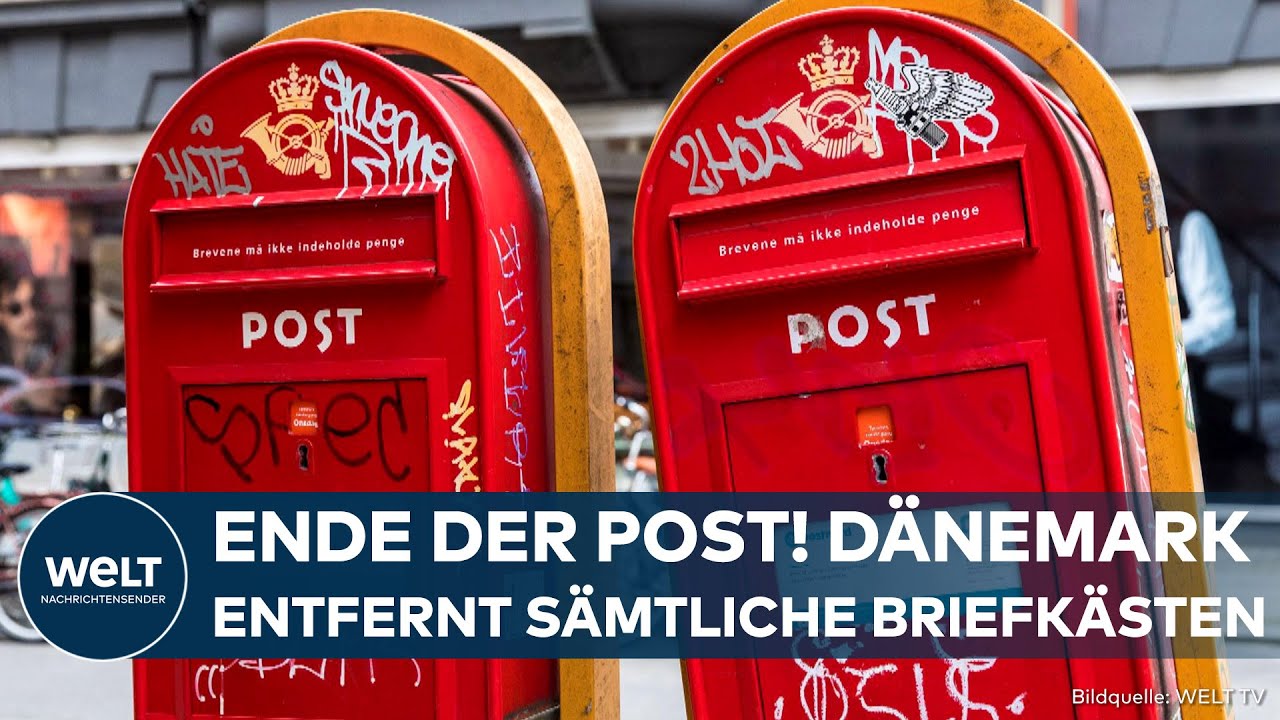 NEUHEIT IN EUROPA: Das Ende des Schriftverkehrs! Dänemark stellt Brief-Zustellung komplett ein!