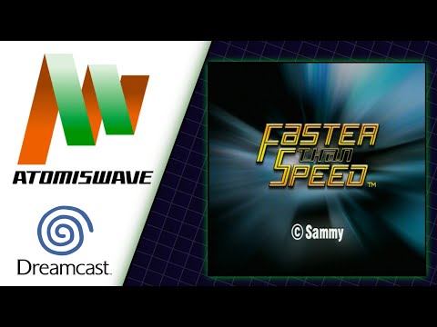 Faster Than Speed | Atomiswave Sega Dreamcast | Serial Port SD Card