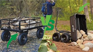 Gorilla Cart vs Strongway Cart: Best Utility Cart for You?