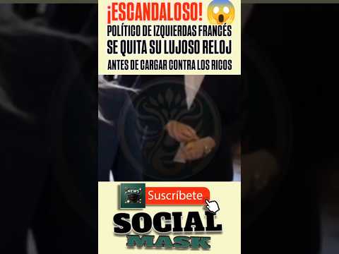 POLÍTICO FRANCÉS de IZQUIERDAS se QUITA su LUJOSO RELOJ antes de CARGAR contra los RICOS 😱