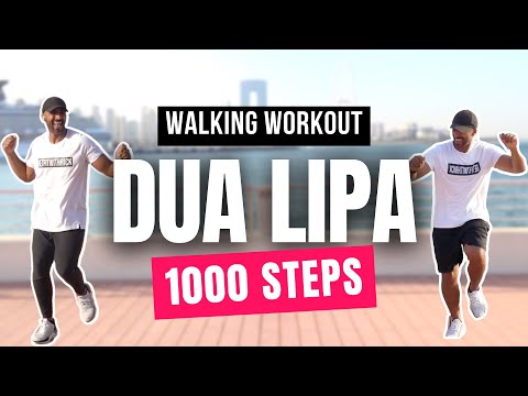 Dua Lipa Walking Workout  - Easy Cardio Dance for Beginners