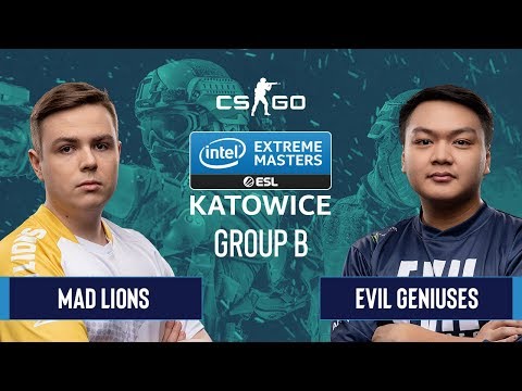 CS:GO - MAD Lions vs. Evil Geniuses [Nuke] Map 3 - Group B - IEM Katowice 2020
