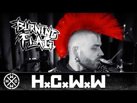 BURNING FLAG - PUNK - HARDCORE WORLDWIDE (OFFICIAL D.I.Y. VERSION HCWW)