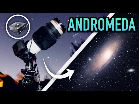 Tracking ANDROMEDA Galaxy With The MOVE-SHOOT-MOVE Star tracker