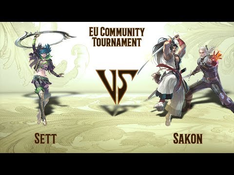 Sett (Tira) VS Sakon (Haohmaru, Geralt) - EU Community Tournament (12.04.2020)