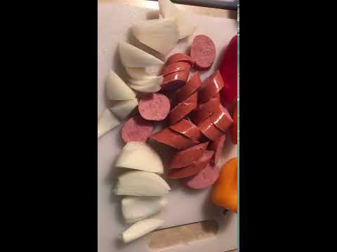 Turkey Kielbasa | onions | sweet peppers 🌶