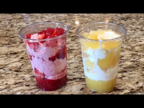 Flavoured Yogurt ice cream/yogurt ice cream
