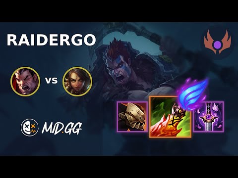 MID.GG: [ RaiderGO ] Darius TOP vs Nidalee | EUW MASTER | LOL Season 2025