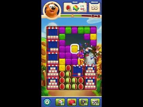 Toon Blast Level 7842 - NO BOOSTERS 🐻🐺🐱 | SKILLGAMING ✔️