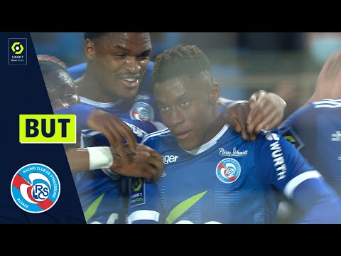 But Jean-Ricner BELLEGARDE (90' +7 - RCSA) RC STRASBOURG ALSACE - STADE DE REIMS (1-1) 21/22