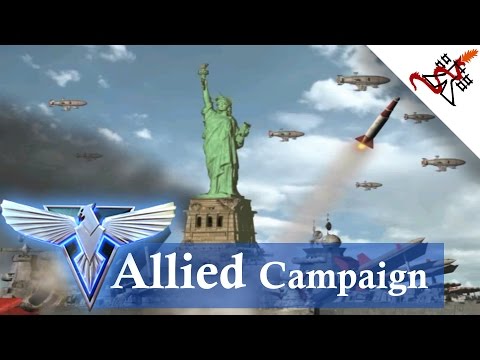 C&C Red Alert 2 - Mission 6 Operation Liberty | Allied Campaign [HARD/1080pHD]