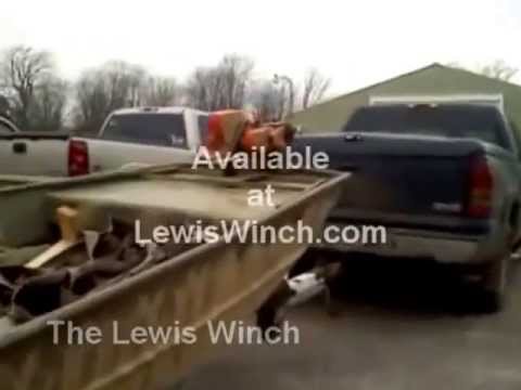 Lewis Winches mounted on dozens of duck boats at Shiawassee River State Game Area in Michigan.