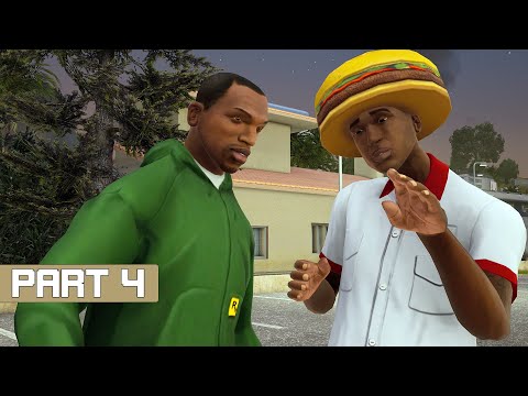 GTA San Andreas Definitive Edition Gameplay Walkthrough Part 4 HD (No Commentary)