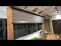 Cable Guided MotionScreen Demo From Universal Screens Showroom