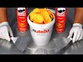 Nutella Pringles Ice Cream Rolls ASMR