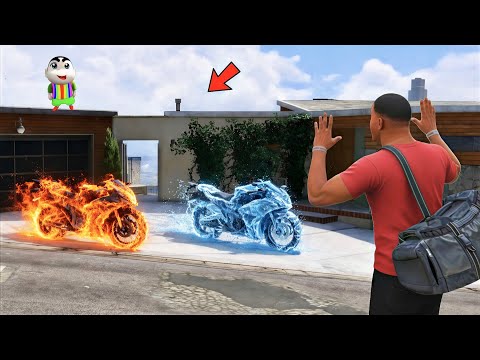 FRANKLIN AND SHINCHAN FOUND ELEMENTAL BIKES IN GTA 5