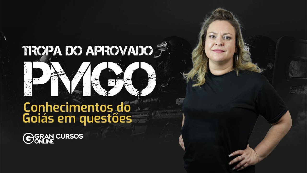 Concurso PM GO - Conhecimentos do Goiás em questões com Rebecca Guimarães