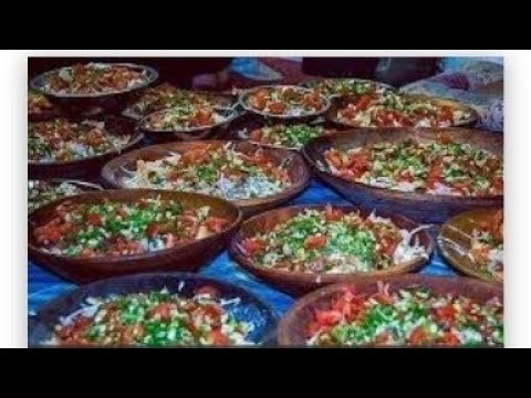 таджикский национальный домашнее блюдо курутоб Tajik national homemade kurutob dish