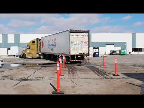 how to pass truck back parking, #90 degree back parking#