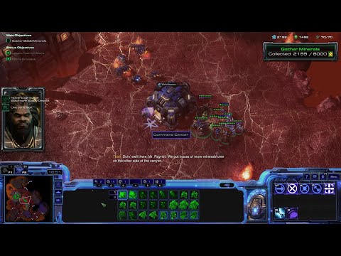StarCraft 2 Wings of Liberty Campaign (Random Edition) Mission 5 - The Devil's Playground