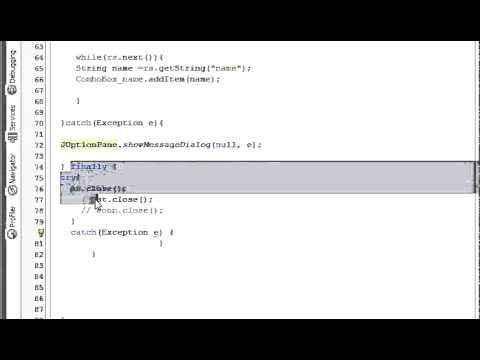 Java prog 7 Database is locked problem solution in Java Netbeans and Sqlite mysql