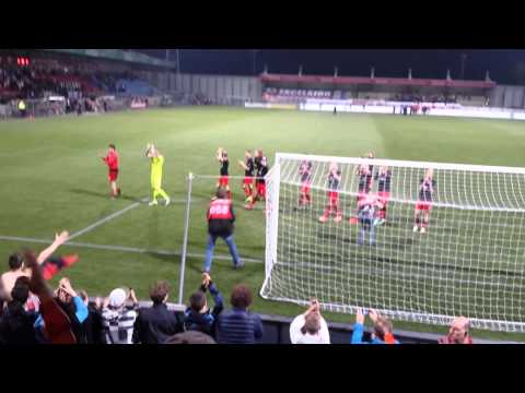 25-4-2014 Excelsior - Fc Oss: feestje na afloop