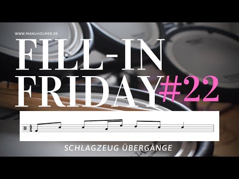 Fill-In Friday #22 - Schlagzeug Übungen Anfänger und Fortgeschrittene [Drum Fills lernen]