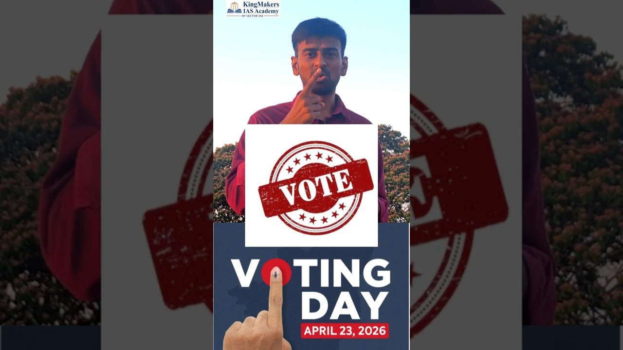 Go and Vote 🗳️ ! April 23 Voting Day | Democratic Right | Adil Baig