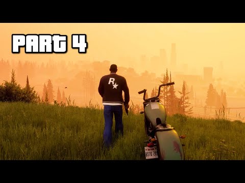 GTA San Andreas Definitive Edition - Classic Lighting Playthrough Part 4 (4K)