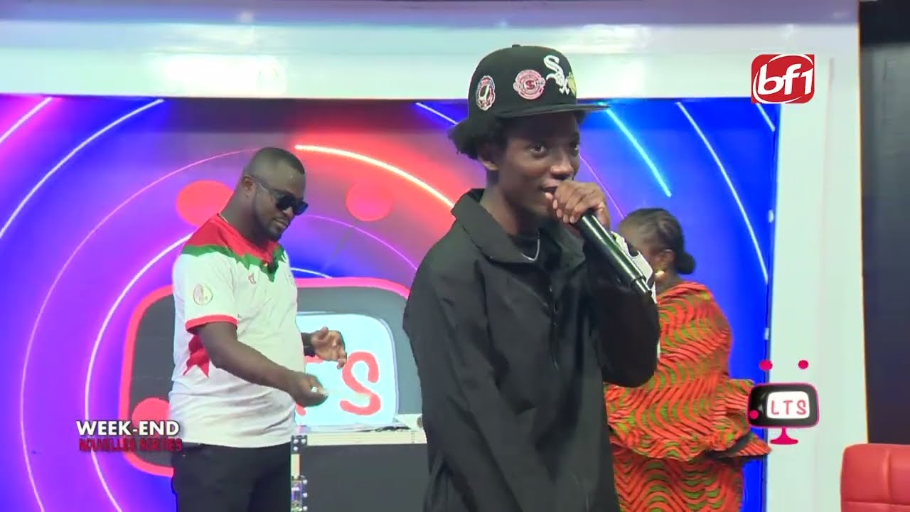 Le jeune rappeur Willking en prestation sur son titre "Bombardier"  à la Télé S'Amuz