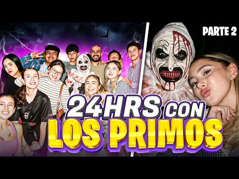 SEGUNDA PARTE CON LOS PRIMOS *vimos una peli de terror * 😨 | Hermanas JM
